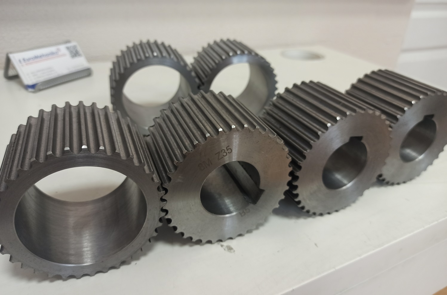 Изготовление зубчатых шкивов из заготовок в Москве