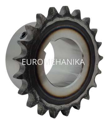 Звездочка с готовым отверстием 12B-1, Z=18, D1=40 мм, с закалкой зубьев - Евромеханика