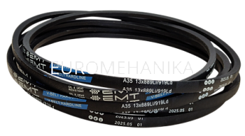 Ремень клиновой A35, 13х 889Li/ 919Ld, V-BELT HARDLINE, EMT - Евромеханика