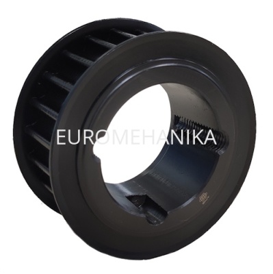 Шкив зубчатый под втулку тапербуш TL 27 H 100 (1610), EMT - Евромеханика