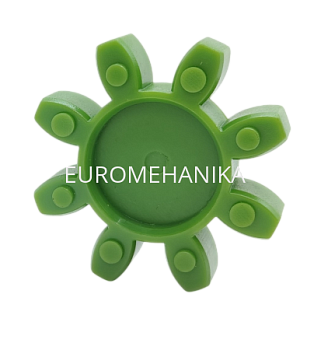 Упругий элемент для муфты без люфта GS 28/38 (TRASCO ES 28/38), 64 Shore D, зеленый, EMT - Евромеханика