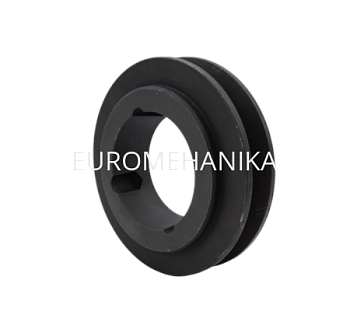 Шкив для клиновых ремней SPA 125 01 под втулку тапербуш 1610, EMT - Евромеханика