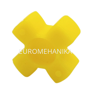 Упругий элемент для муфты без люфта GS 9 (TRASCO ES 9), 92 Shore A, желтый, EMT - Евромеханика