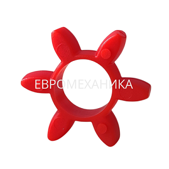 Упругий элемент для GEB 19-24, красный, 98 Shore A, EMT - Евромеханика