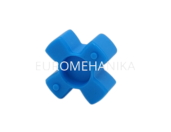 Упругий элемент для муфты без люфта GS 9 (TRASCO ES 9), 80 Shore A, синий, EMT - Евромеханика