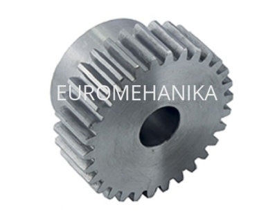 Шестерня цилиндрическая M=3 Z=25 из нержавеющей стали со ступицей, EMT - Евромеханика