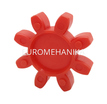 Упругий элемент для муфты без люфта GS 24/28 (TRASCO ES 24/28), 98 Shore A, красный, EMT - Евромеханика