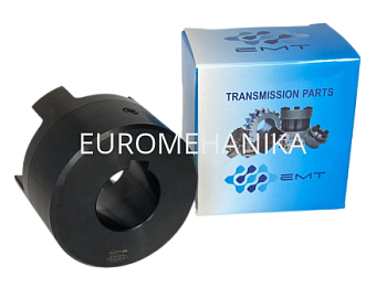 Полумуфта GE 19-24 тип B, с готовым отверстием d=19 мм, шпон паз 6х2,8мм+винт М5, СТАЛЬ, EMT - Евромеханика