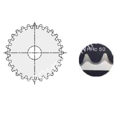 Шестерня цилиндрическая M=4 Z=36 с закалкой зуба (PM31T36), EMT - Евромеханика