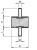 Виброизолятор M1 50x35 55 Shore A - Евромеханика