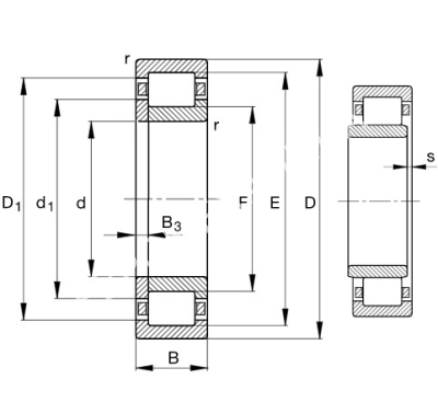 Подшипник NUP2213-E-XL-TVP2 FAG - Евромеханика