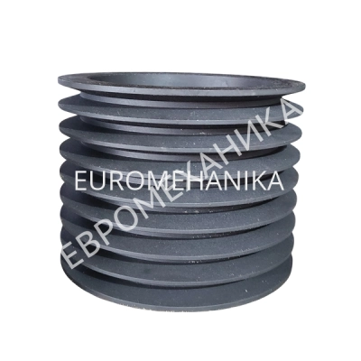 Шкив для клиновых ремней SPB 150 08 под втулку тапербуш 2517, EMT - Евромеханика