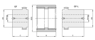 Полумуфта зубчатая GF-38-L с длинной ступицей (BoWex), EMT - Евромеханика