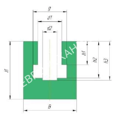 Направляющая тип K для 08В-1 Н-30, L-2000 - Евромеханика