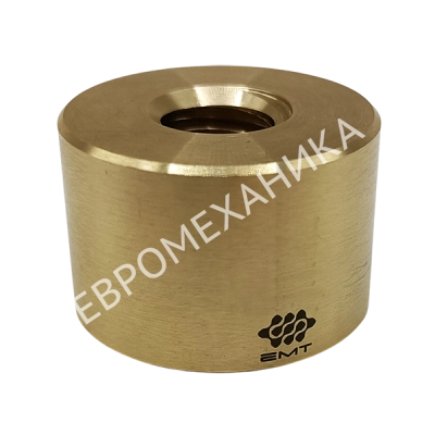 Гайка трапецеидальная латунная (HPb59-1) LRM 40х7 без фланца (правая резьба), EMT - Евромеханика