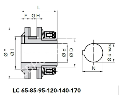 Ограничитель крутящего момента LC 95-2, EMT - Евромеханика