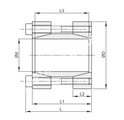 Втулка зажимная BK 95 18 x 50 (KLMM018) - Евромеханика