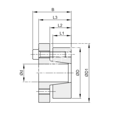 Втулка зажимная BK 15 32 x 80 (KLBB332), EMT - Евромеханика