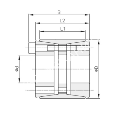 Втулка зажимная BK 11 90 x 130 (KLEE090) - Евромеханика