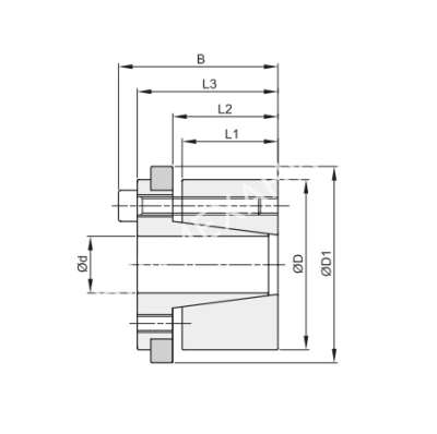 Втулка зажимная BK 71 75 x 125 (KLDB085) - Евромеханика